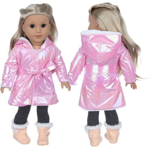 New pink Set Fit For American Girl Doll 18 Inch Doll Clothes , Shoes are not included
