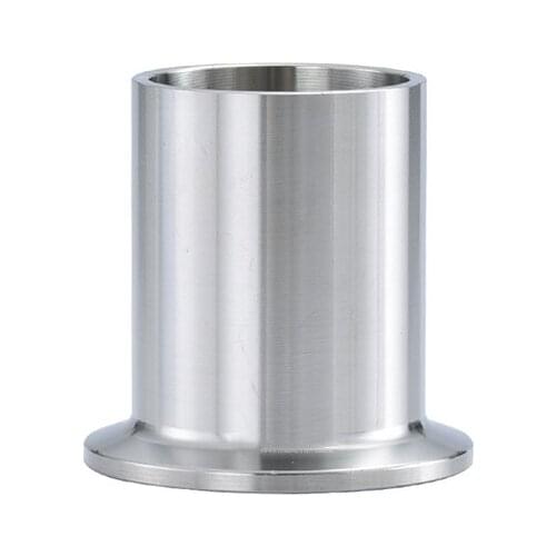 51mm Tube OD Length 50mm Stainless Steel Sanitary Weld Ferrule Connector Pipe Fitting For Homebrew Home Brew Fit 2" Tri Clamp