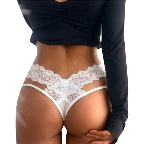 Sexy Womens Panties Sexy Erotic Lingerie Lace Thong Panties T Back Lingerie Soft Comfortable Elegant Sexy Nightwear Underwear