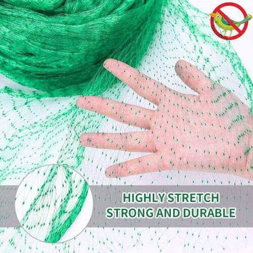 Garden Plant Net Reusable 15mm Green Anti Bird Protection Net Protect Plants Fruit Tree From Bird Deer Poultry Fencing Home Mesh