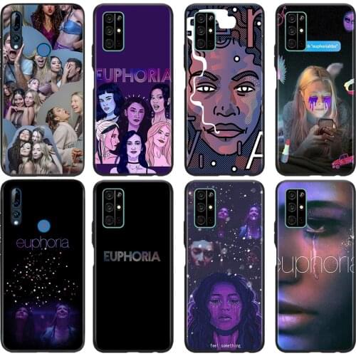 American TV Series Euphoria Silicone Cover For Huawei Honor 30i 30S 30 20S 20 V20 10i 10X 10 9A 9S 9C 9X Pro Lite Phone Case
