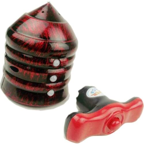 LED Music Gyro Spinning Top Toy Gift for Kids Outdoor Game Red