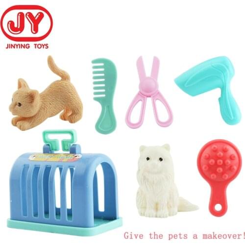 Toys for kids game Simulated role playing Pet clean Play house toys for girls Model Gift Early education toys for children gift