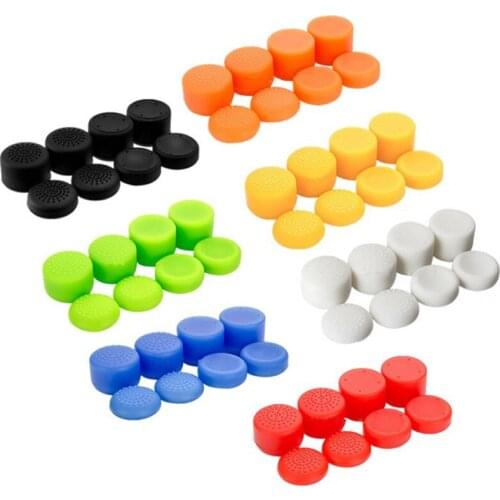 10 sets Enhanced Silicone Analog Controller Thumb Stick Grip Cap Skin Cover for PS4 for PS5 for xbox360 game controller
