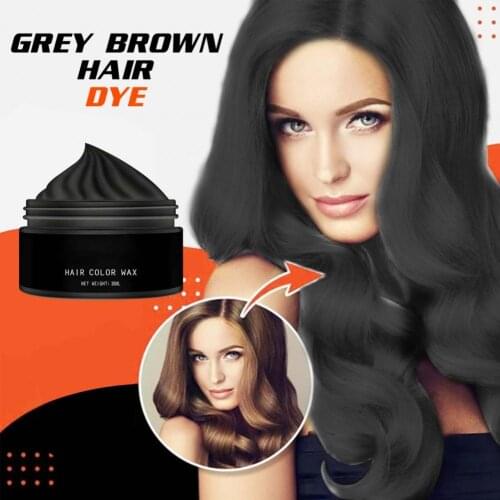 30ml Hair Color Wax Disposable Fast Molding Multiple Colors Natural Hair Styling Wax for Adult