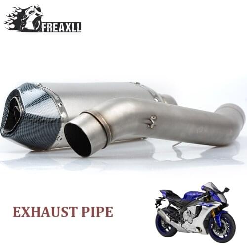 36MM-51MM niversal muffler exhaust motorcycle pipe Exhaust Modify motorcycle Exhaust Muffler ATV dirt bike For YAMAHA yzf r125