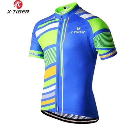 X-TIGER Pro Cycling Jersey Men Summer Cycling Clothing Mountain Bicycle Jersey Ropa Ciclismo Maillot Bike Clothes