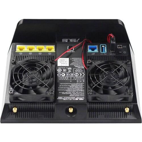 1Set Cooling Fan USB Power Supply Fan Cooler for A-SUS RT-AC68U/AC86U/AC87U/R8000/AC5300 Router Radiator