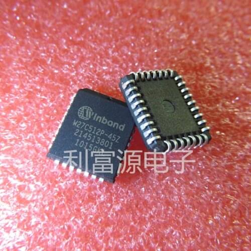 5pcs/lot W27C512P-45Z W27C512P W27C512 27C512P-45Z 27C512P 27C512 PLCC32 ic memory chips