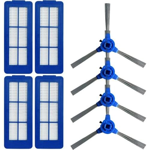 8PCS Replacement Side Brushes Filters Kit Spare parts For Eufy Robovac G10 Hybrid Robot Vacuum Cleaner Accessories