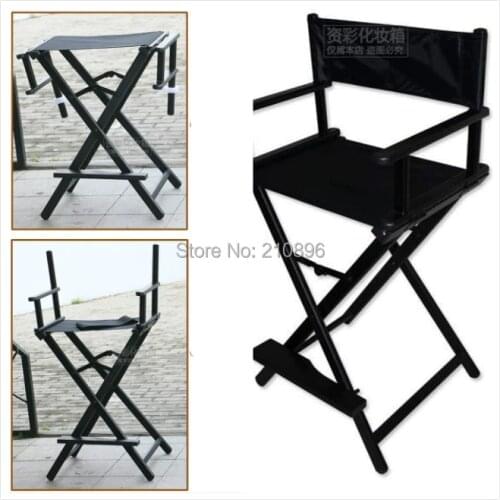 Aluminum director chair foldable Aluminum makeup chair 2 Colours