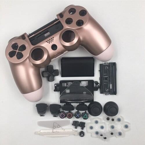 Full Housing Shell Case Skin Cover Button Set with Full Buttons Mod Kit Replacement For Playstation 4 PS4 Slim Controller