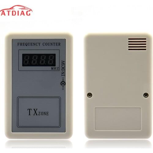 DC7.5V-10V Remote Control Wireless Frequency Meter Counter for Car Auto Key Remote Control Detector Cymometer Power Supply Cable