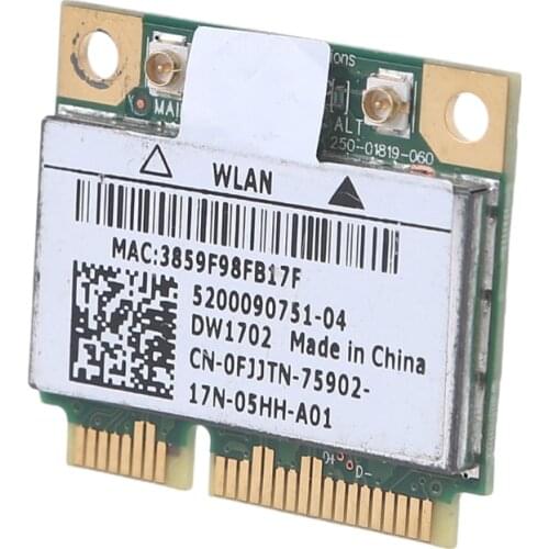 Dell DW1702 Atheros AR5B195 Wireless + BT Mini WiFi Card Bluetooth Network Card