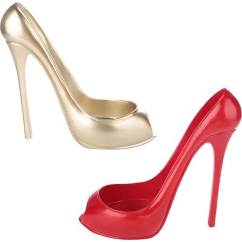 High Heel Shoe Wine Bottle Holder Storage Wine Rack Home Decor Kitchen Bar Tools Red Wine Storage Holder Ornaments