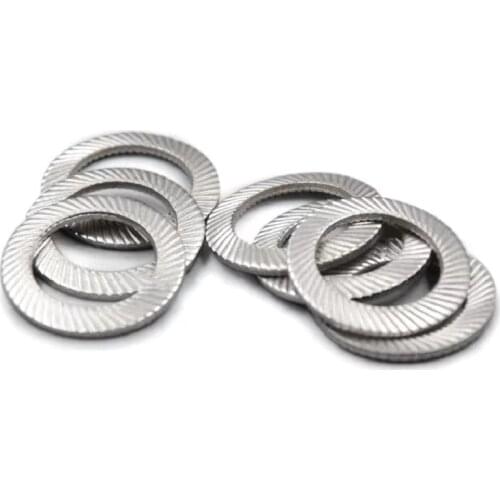 DIN9250 M2.5 M3 M4 M5 M6 M8 M10 M12 M14 -M30 304 Stainless Steel Locking Washer Printing Oblique Washers Lock Washers