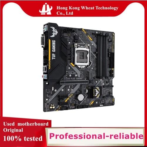 For ASUS TUF B360M-PLUS GAMING Motherboard Socket LGA 1151 DDR4 M.2 NVMe For Intel B360 Original Desktop Used Mainboard