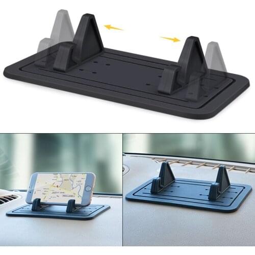 GPS Satellite Navigation Bracket Car Vehicle Truck Anti-skid Pad Bracket Mobile Satellite Smart Phone Driving Recorder Support