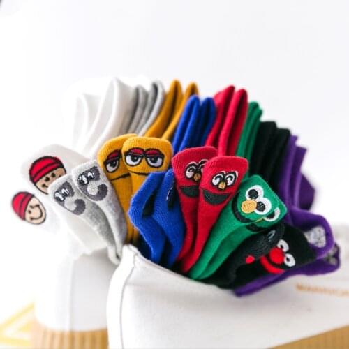 Korean Style Summer Womens Cute Socks Happy And Funny Socks Womens Short Boat Socks Girls Cotton Kwaii Socks