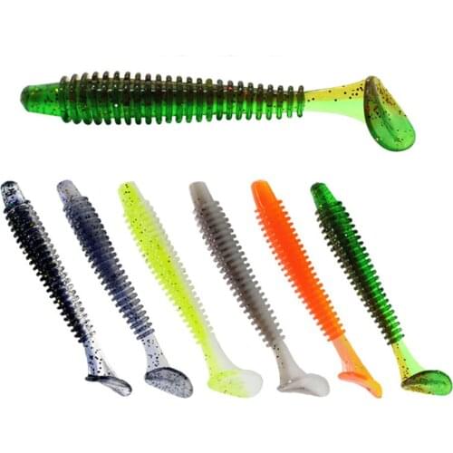Fishing Soft Lures Shad Swing Impact Fat Vibro Fat Soft Bait 50mm 60mm 75mm Tackle Lifelike Iscas Wobbler Fishing