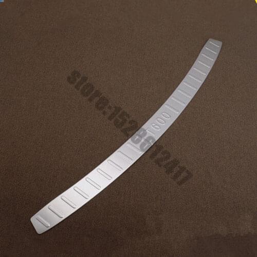 For 2014-2019 Zotye T600 stainless steel Rear Bumper Protector Sill Trunk Tread Plate Trim Car Styling