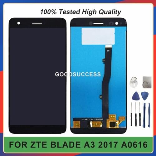 New 5.5'' For ZTE Blade A3 2017 A0616 Lcd Display Touch Screen Glass Panel Assembly Free Tools
