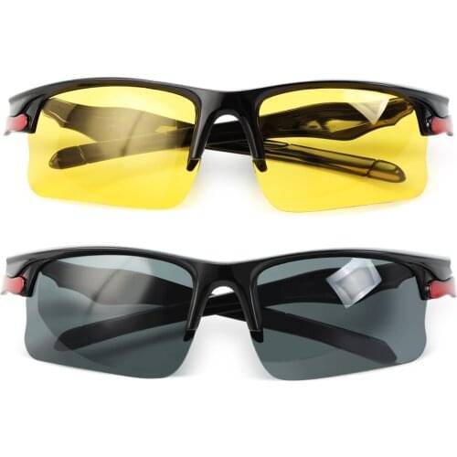 2021 Night Vision Glasses Photochromic Polarized Sunglasses Men Outdoor Sport Sun Glasses Day Night Vision Driver Goggles