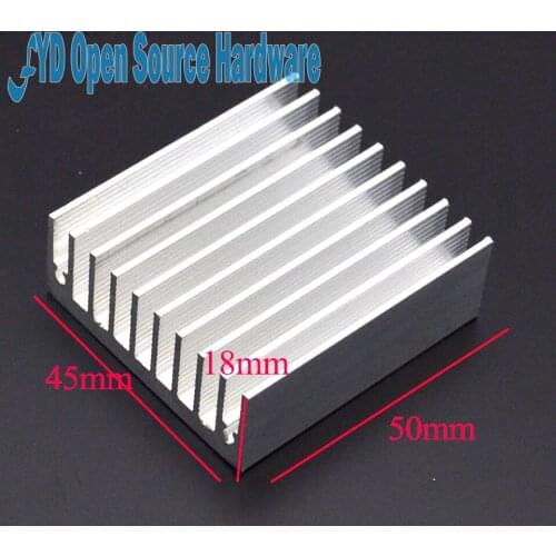 Heat sink 50 * 45 * 18MM (silver) quality radiator