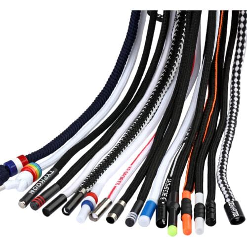 5pcs Sweatpants Drawstring Strap Metal Head Sports Pants Cotton Rope Belt Hoodies Accessories DIY Sewing Band Supplies