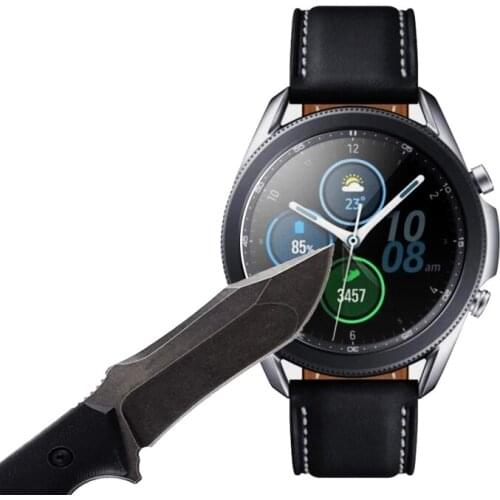 Watch glass for Samsung Galaxy Watch 3 45MM 41MM Active 2 44mm 40mm Gear S3/S2 Full screen film HD Anti-shock accessories