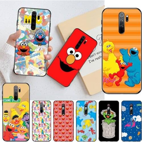 TOPCASHOP Sesame Street Phone Case for Redmi 9A 8A 7 6 6A Note 9 8 8T Pro Max Redmi 9 K20 K30 Pro