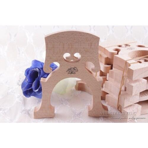 2pcs 4/4 Cello Bridge Maple wood For Full Size Cello Accessories Belgium style Bridge