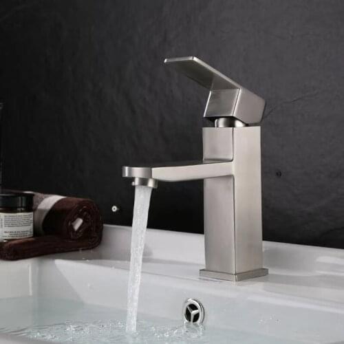 Stainless Steel Torneiras Do Banheiro High-End Кран Для Ванной Bathroom Basin Faucets Hot Cold Water Mitigeur Lavabo Salle De
