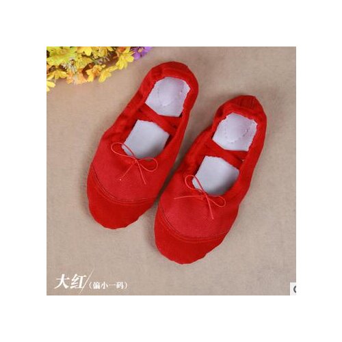 1pair/lot Women Professional Soft Flats toe Ballet Dance Shoe Ladies Girls Belly Dancing canvas Shoes