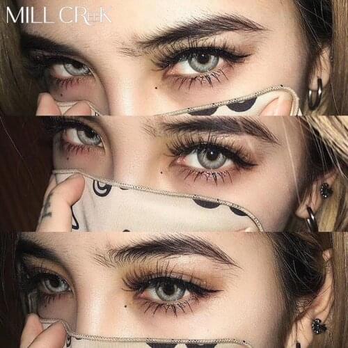 2pcs(1Pair) Color contact lenses Little wild cat Natural Contact Lenses For Eyes yearly Cosmetic Contacts