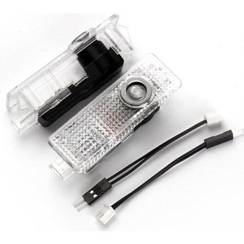 2Pcs Car Door LED Light Projector Emblem LED Light for M 325 328 330 335 06-18