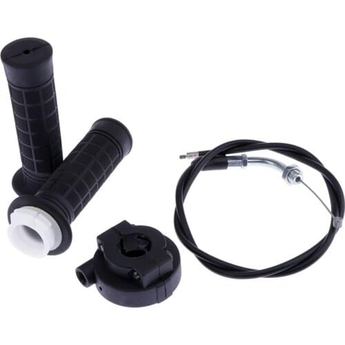 22MM Twist Throttle Grip + Cable+Clamp For 110-125cc ATV Pocket Bike
