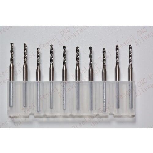 3.175mm*1.85mm,10pcs,Free shipping PCB Drill Bit,CNC milling Cutter,Solid carbide Drill,wood tool,plastic