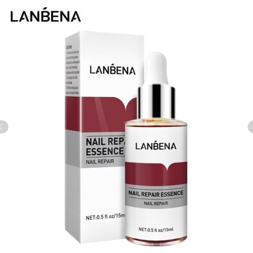 Buy 3 Get 1 Gift LANBENA Nail Repair Essence Serum Fungal Nail Treatment Remove Onychomycosis 3PCS+Teeth Whitening Essence