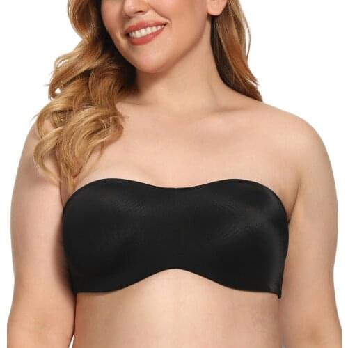 Multiway Minimizer Bra Strapless Support Non Slip Women Seamless Brassie Push Up Bralette Plus Size Underwear Underwire Femme