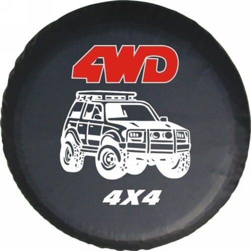 16" 4x4 PVC tire cover Car spare wheel cover Spare tire cover