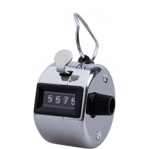 Digital Hand Tally Counter 4 Digit Number Hand Held Tally Counter Manual Golf Clicker LX2126