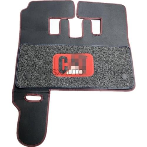 For CAT 311 320 323 330 336 GC Cab Floor Adhesive Floor Mat Carpet Floor Mat Double Layer High Quality Excavator Accessories