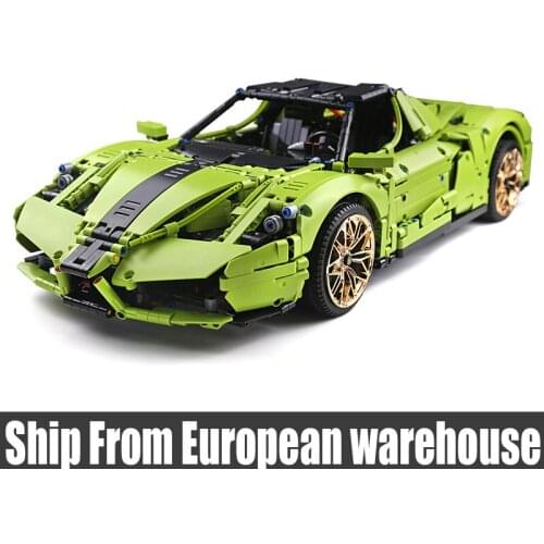 Mould King 13074 Car Model Compatible 1:8 MOC-46921 Ferraried Enzo 42115 Car Model Building Blocks Christmas Toys Gift