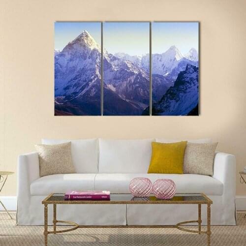 Mount Everest Base Camp Trek 3 pcs HD Canvas Painting Modern Home Decoration Living Room Canvas Print Painting Wall Decor