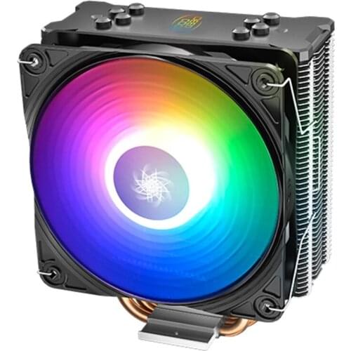 DEEPCOOL GAMMAXX GT 400 4 heatpipe CPU cooler radiator, 12cm PWM LED, RGB, ARGB cooling fan, For 115x 2011 1366 AMD AM4 AM3 slot
