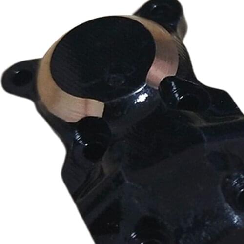 Brass material Diff Cover Model vehicle Cover Bridge Axle Cover Upgrade Accessories