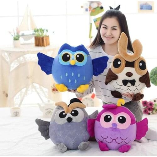 Kawaii Stuffed Toys for Children Lovely Soft Cartoon Owl Animal Dolls Plush Kids Birthday Gifts