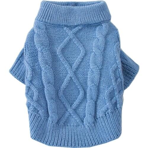 Dog Winter Clothes Knitted Pet Clothes For Small Medium Dogs Chihuahua Puppy Pets Sweater Yorkshire Dog Sweater Teddy Ropa Perro