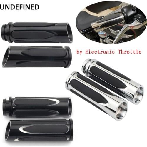 25mm Soft Touch Comfort Hand Grips Electronic Throttle Handle Grip For Harley Touring Road King Softail FXSE Dyna FXDLS LiveWire